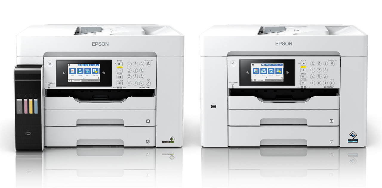 “PX-M6712FT”（左）与“PX-M6011F”（右）