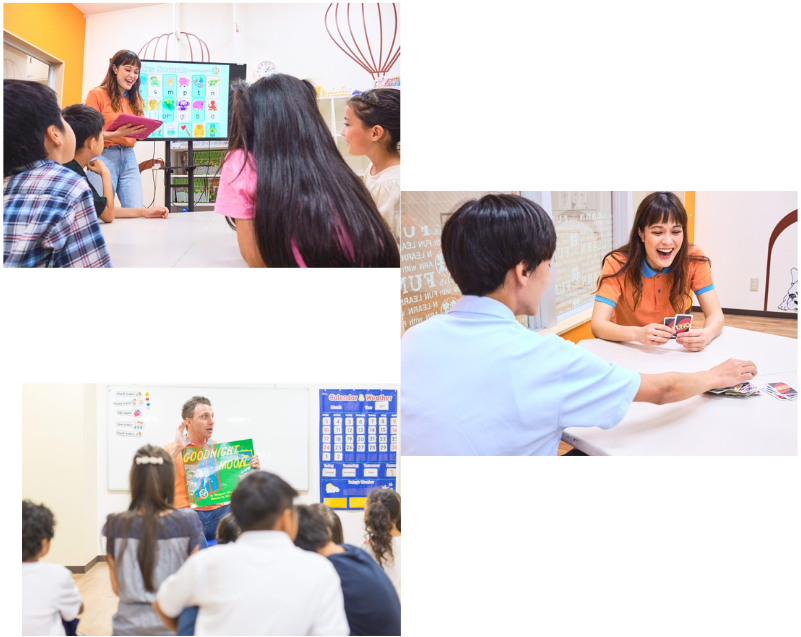 在Kids UP每天享受“课后留学”乐趣的孩子们