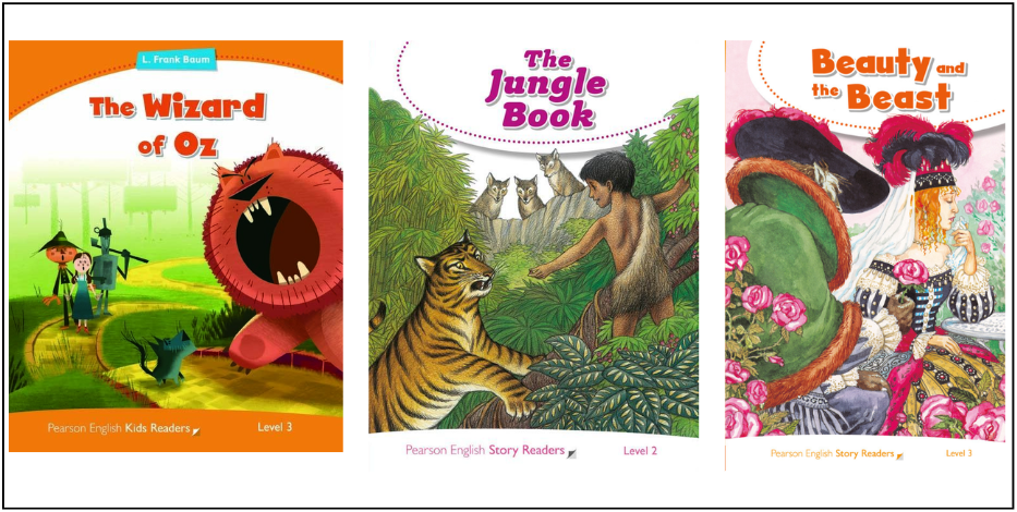 您可以通过简明易懂的英语，尽情享受故事的世界。图片标题仅供参考。