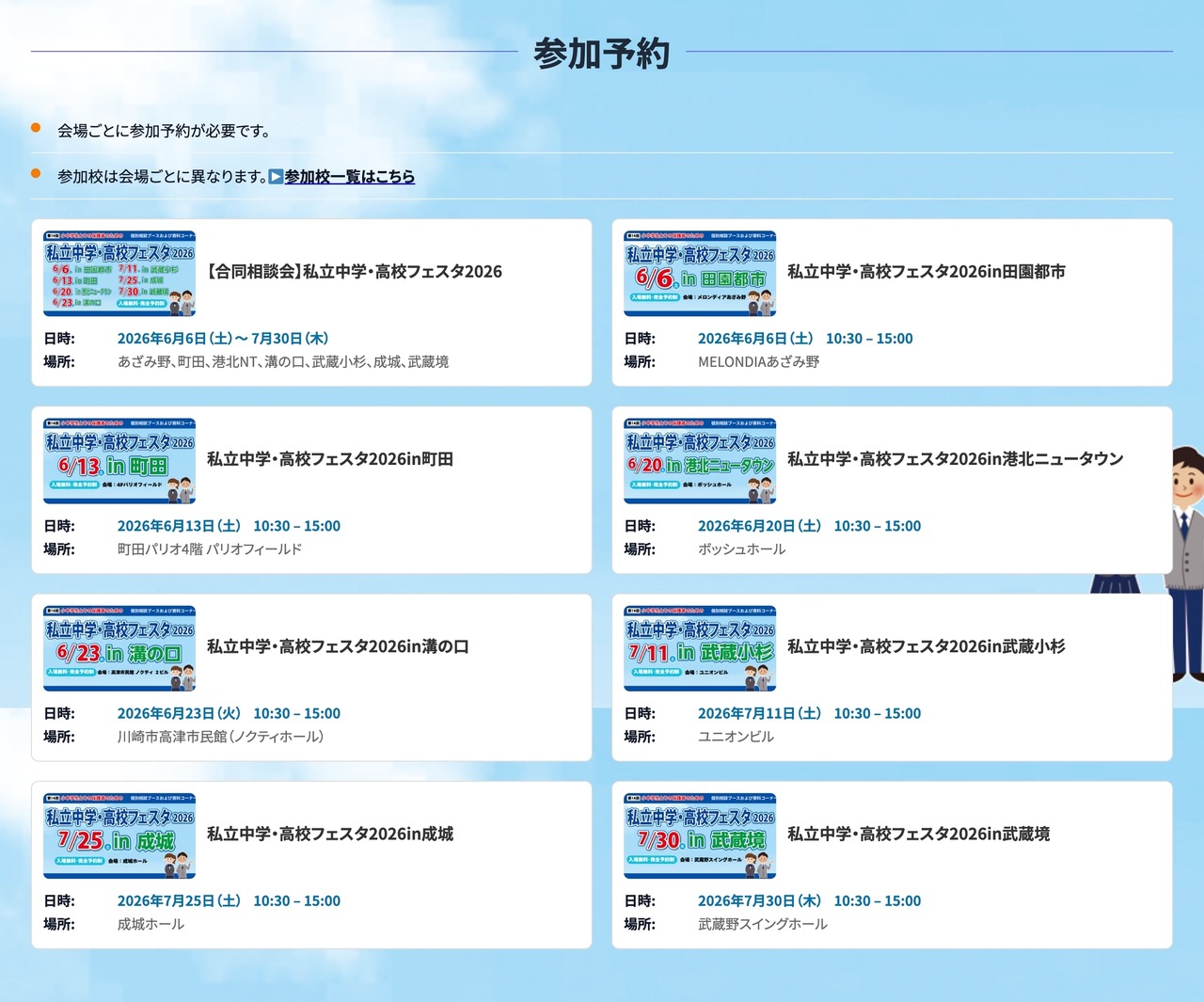 需按场次分别预约