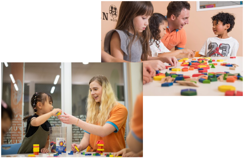 在Kids UP每天享受“课后留学”乐趣的孩子们