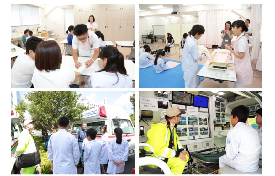 “小学生夏季医学校”往届活动现场