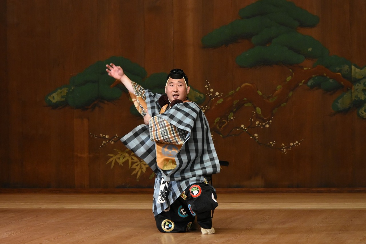 狂言「柿山伏」（大蔵流）
