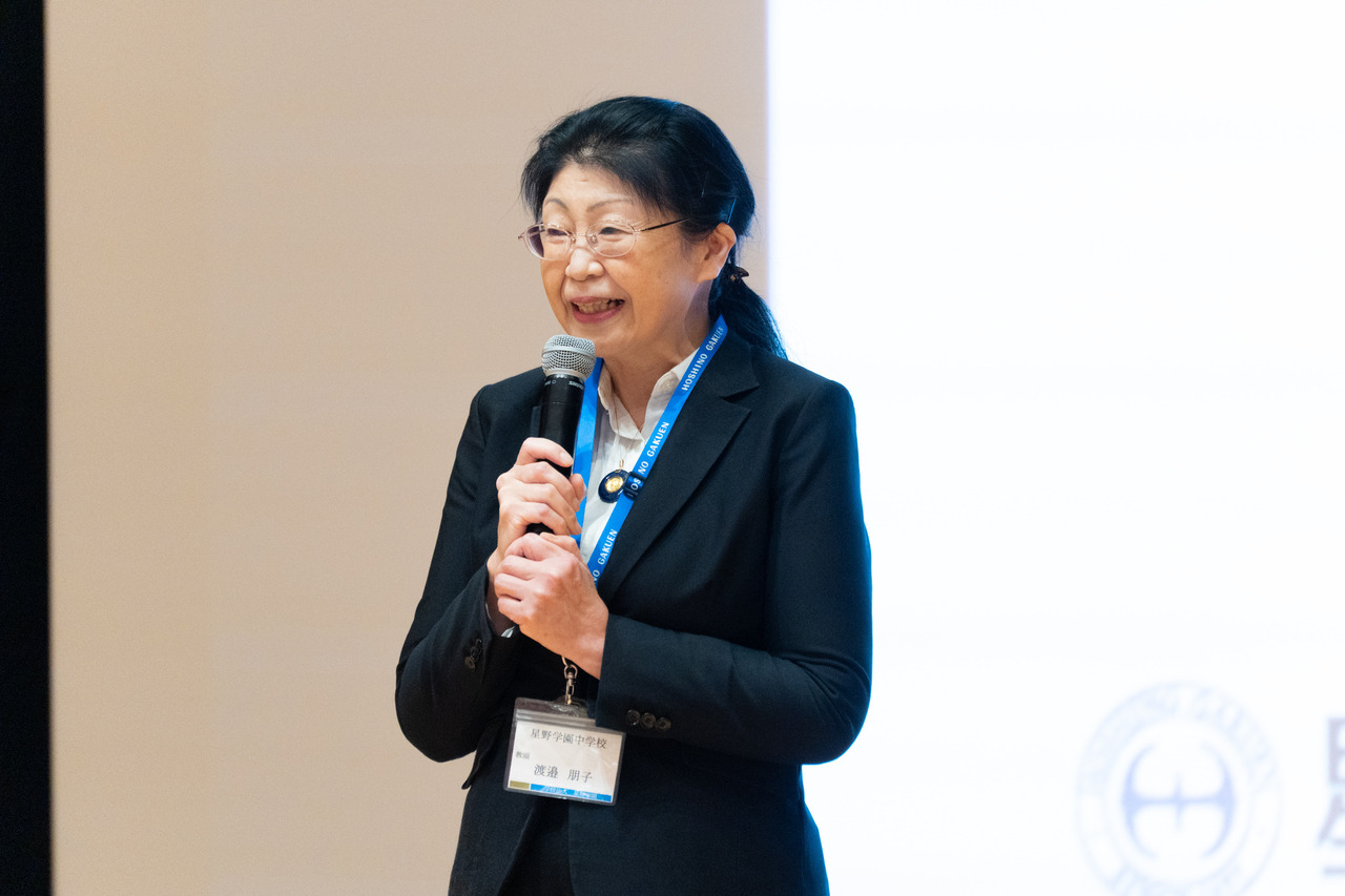 星野学园初中副校长渡边朋子老师