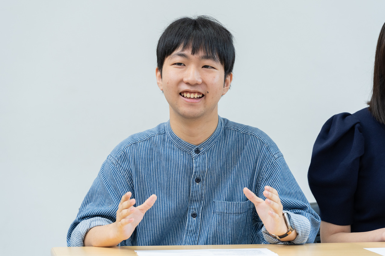 西堀宙知……社会信息学科／社会·信息方向四年级（宫治研究室）