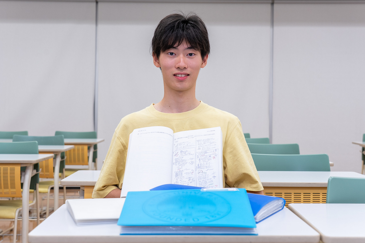 京都大学工学部理工化学科 1年生 道端大也さん