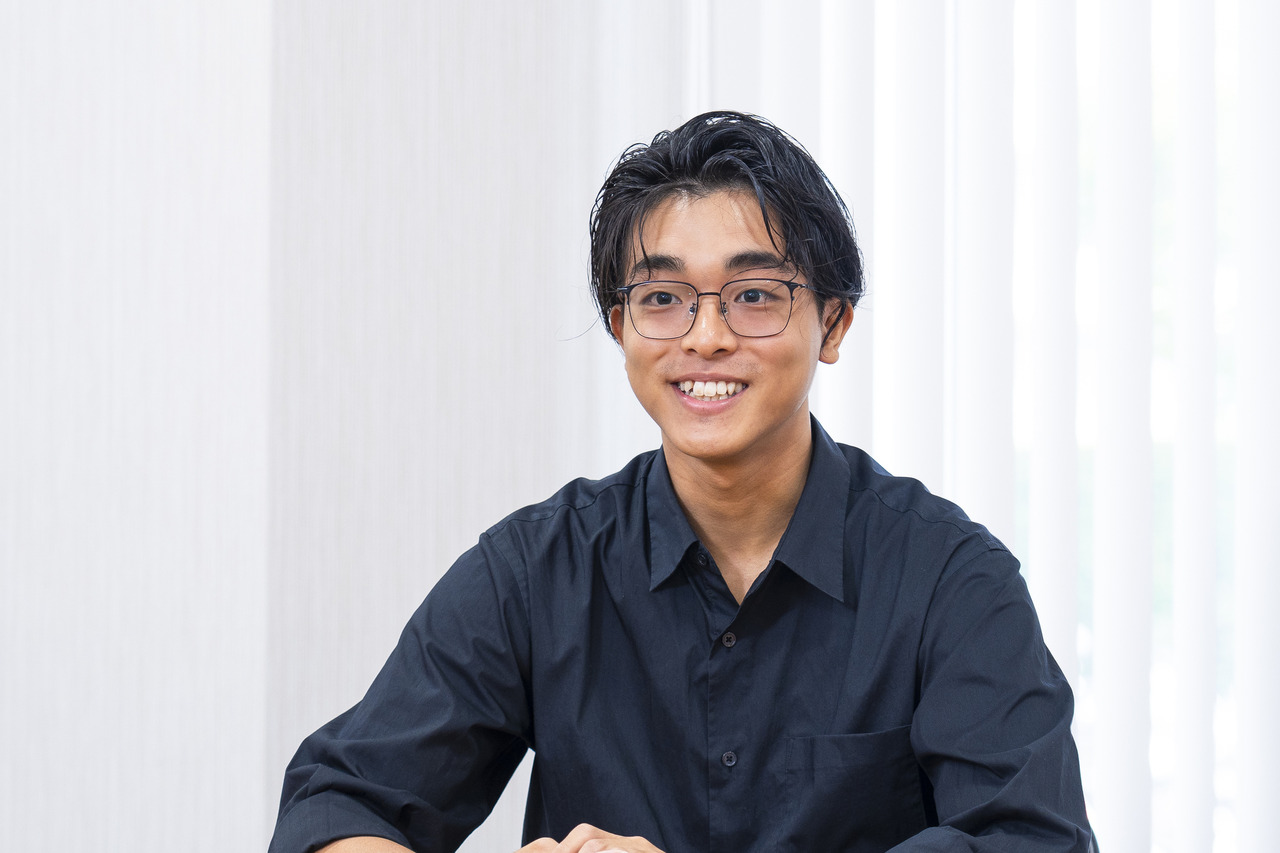 工学院机械电气系统工程系大一学生：长尾陆