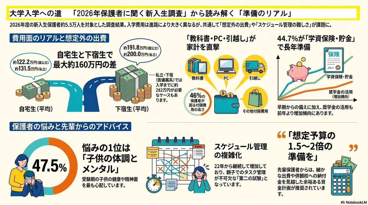 摘自全国大学生协联《2026年面向家长的新生调查》快报