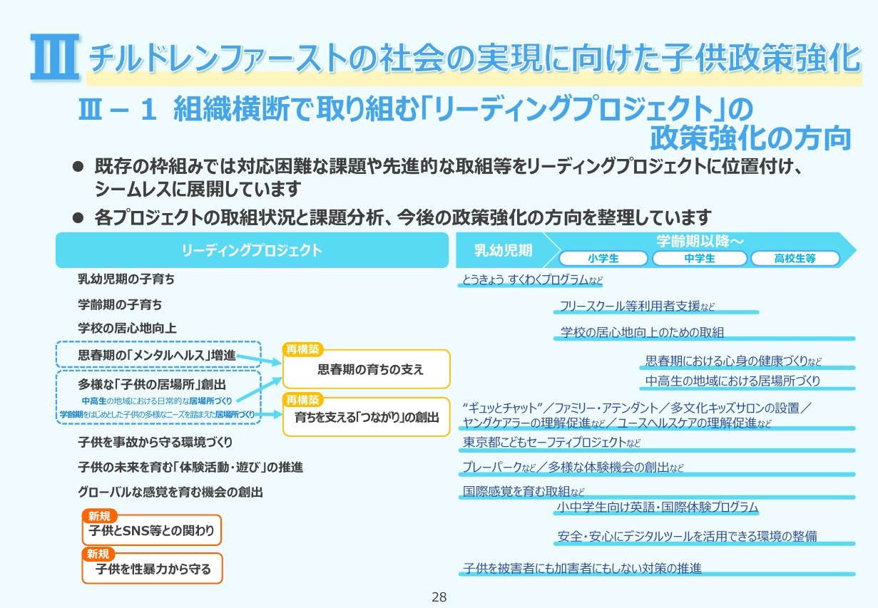 III“为实现‘儿童优先’的社会而加强儿童政策”