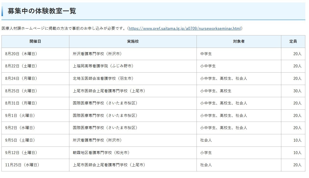 护理工作体验课堂