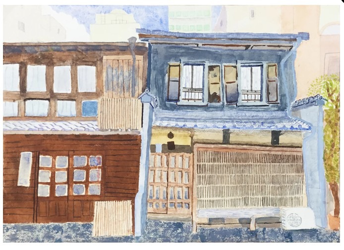 第14届小学生组最优秀奖《曾祖母的百年町屋及其街景——跨越从原爆至今的80年时光》