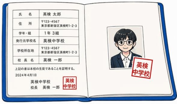 有效案例……当学生手册的空白页上用胶水等将照片粘贴上去，且照片上加盖了印章时