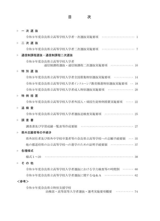 目次