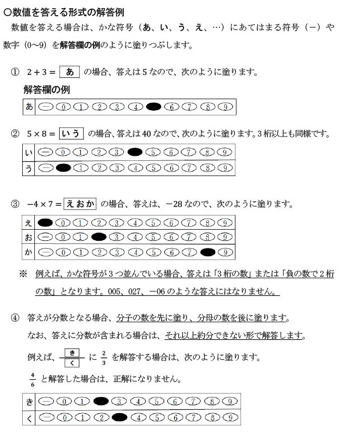 关于学力测试（选择题和论述题）的注意事项