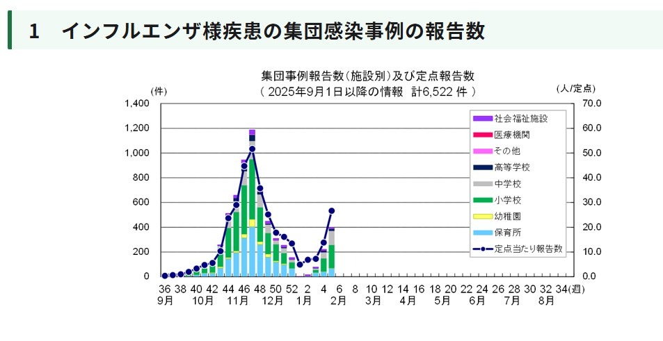 流感样疾病群体感染病例报告数