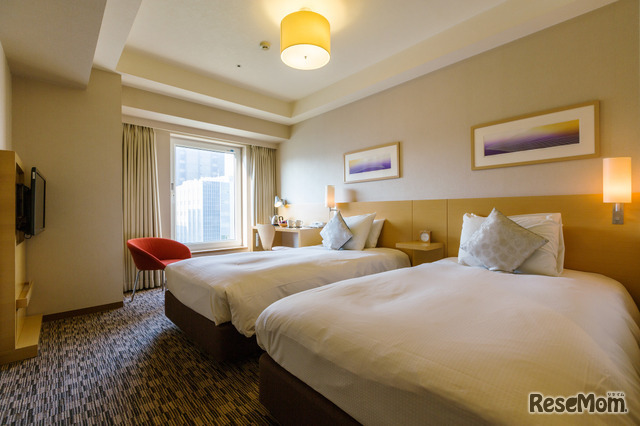 札幌丽索尔酒店 中岛公园　公园景观双床房