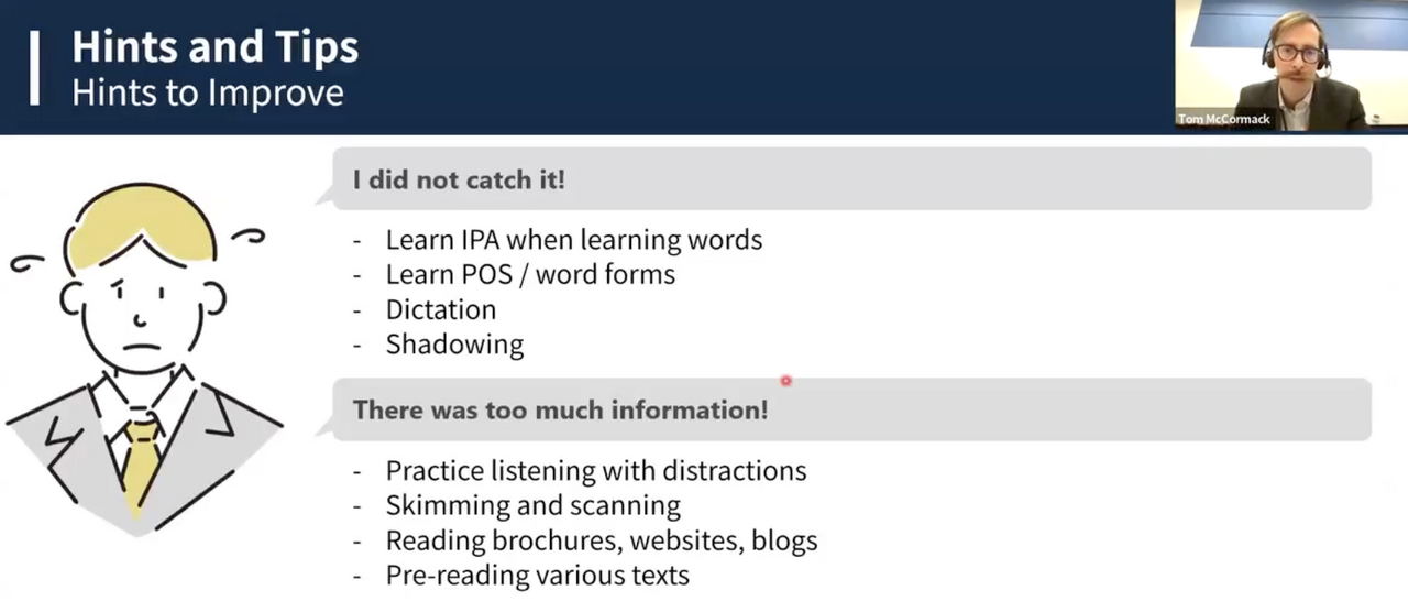 麦考马克表示：“今年的阅读题第7题命中，第8题也是JPREP教材中涉及的主题。”