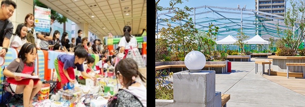 往届儿童跳蚤市场的盛况