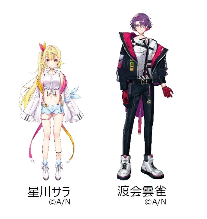 虚拟主播团体「虹彩二世」(c)A／N