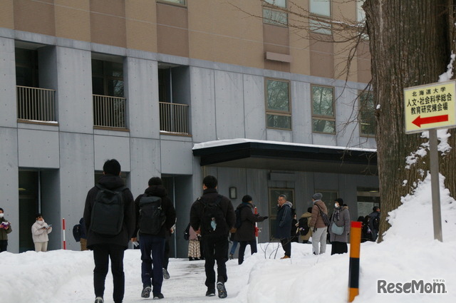 北海道大学考场（札幌校区）2026年1月17日 共通测试首日实况