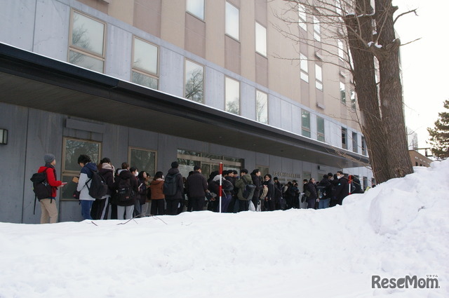 北海道大学考场（札幌校区）2026年1月17日 共通测试首日实况