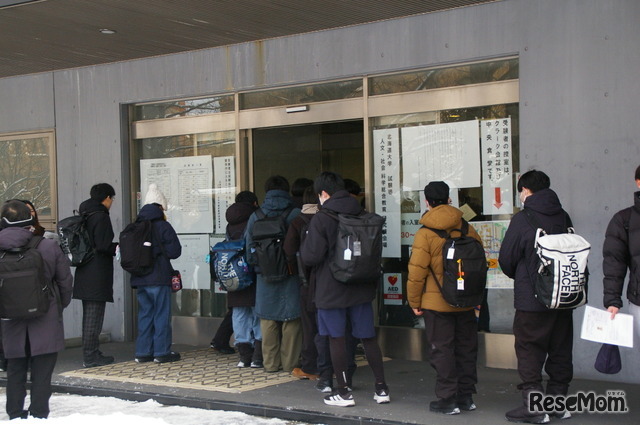 北海道大学考场（札幌校区）2026年1月17日 共通测试首日实况