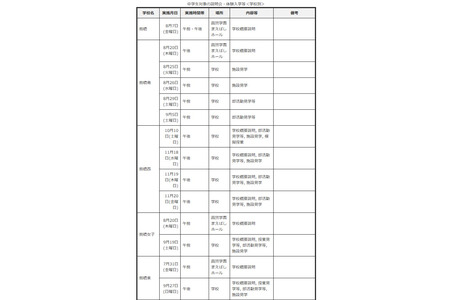 【2027年高中入学考试】群马县公立高中体验入学及说明会日程一览 画像