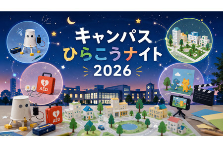 【2026年暑假】北海道科学大学将于7月24日开放夜间校园……还将举办动画制作活动 画像