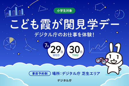 【2026年暑假】数字厅职业体验活动“儿童霞关参观日”7月29日至30日 画像