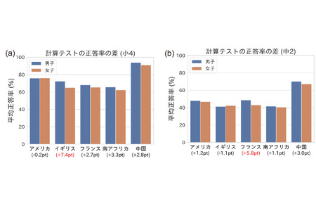 计算能力的性别差异有限，认知层面却存在差异…五国调查 画像