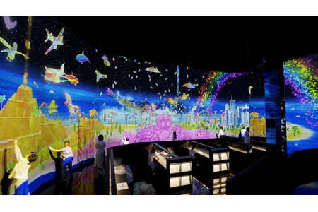 用手机操控绘制的画作，teamLab《Sketch环世界》3月20日起在成田展出 画像