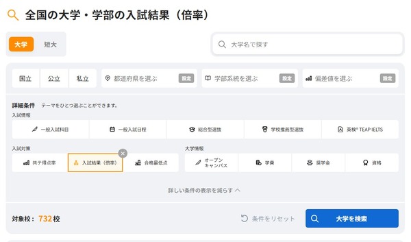 【2026年大学入学考试】732所国立、公立及私立大学的录取结果……旺文社PassNavi 画像