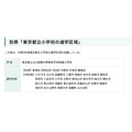 令和9年度東京都立小学校の通学区域