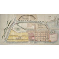 《横滨村御固人数住宿分配图》,安政元年(1854年),横滨开港资料馆藏