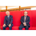 东京私立初中高中协会会长近藤彰郎先生（左）与神奈川县私立初中高中协会理事长工藤诚一先生（右）