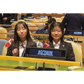 模拟联合国的现场情况