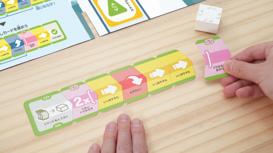 机器人玩具toio：专属内容“toio游乐场指令”