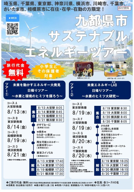 9个都、县、市可持续能源之旅（宣传单）