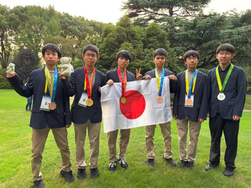 日本代表選手6名
