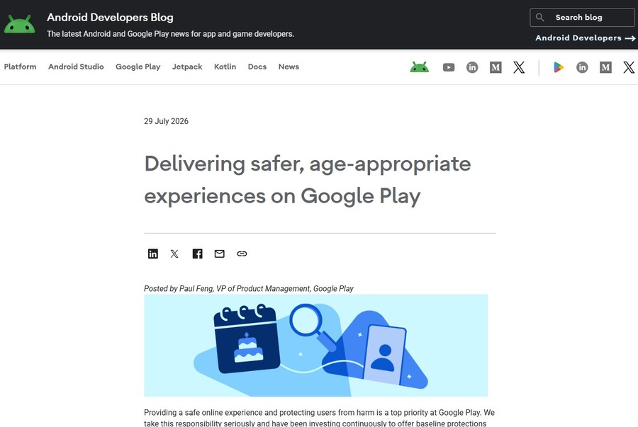 在 Google Play 上提供适合不同年龄段的安全使用环境