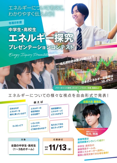 初中生、高中生能源探索演讲比赛