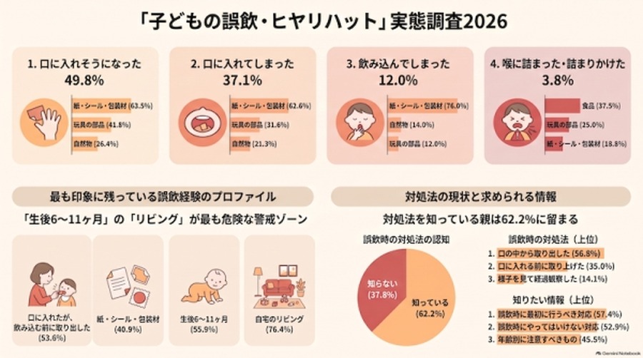 2026年“儿童误吞及险些发生事故”现状调查